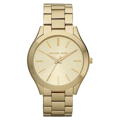 michael kors slim runway gold tone bracelet watch|Michael Kors slim runway smartwatch.